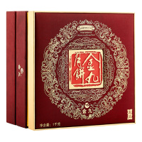 金九 月饼六和中秋月饼礼盒装送礼团购手工传统广式大月饼600g 六和礼盒600g