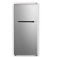 美的(midea)冰箱 双门小冰箱112升客厅小型迷你家用电冰箱bcd-112cmb 浅灰色