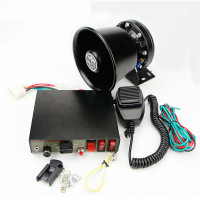 汽车喊话器越野车改装多音警笛喇叭 车载大功率警报器 摩托车防盗器蜗牛喇叭 D-3500单个装