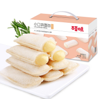 百草味 乳酸菌味小口袋面包 650g/箱