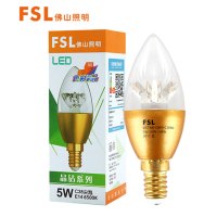 佛山照明 (FSL)led灯泡烛形尖泡 5W