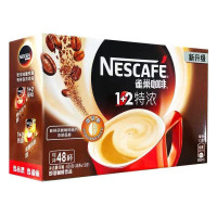 Zs-雀巢咖啡微研磨经典原味奶香特浓咖啡15g/条 48条/盒 （整盒装）