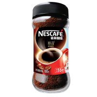 Zs-雀巢(Nestle)12077562 醇品 速溶 黑咖啡 无蔗糖 100%纯咖啡 瓶装12× 100g