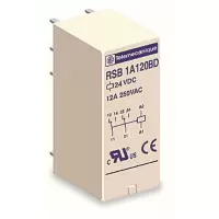 施耐德 Schneider Electric RSB1A160BD 接口型中间继电器-RSB，RSB1A160BD