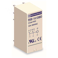 施耐德 Schneider Electric RSB1A120BD 接口型中间继电器-RSB,RSB1A120BD