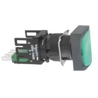 施耐德 Schneider Electric XB6-DA35B 16mm方形带灯按钮XB6XB6-DA35B
