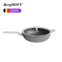 贝高福(Berghoff)锅具 Leo系列 炒锅 月球灰(BH0102002) 不粘锅 炒菜锅电磁炉燃气灶通用32cm