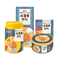 福客 可可赞咸蛋黄肉松、原味肉松、番茄肉松组合各一瓶 52g*3瓶