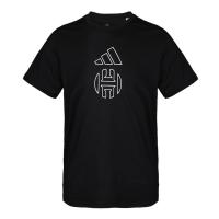 阿迪达斯圆领短T恤 GE4123