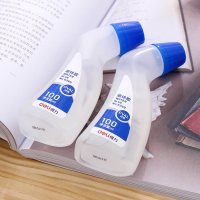 得力 6360胶水弯头胶水棉头胶水棉布头学生文具办公用品财务整理文件可用粘贴报销单实用方便100ml(QH)