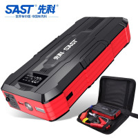 先科(SAST) 汽车应急启动电源大容量12v电瓶备用打火充电宝移动车载搭电起动神器ST01豪华版[升级智能夹+充气泵