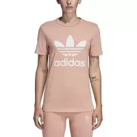 阿迪达斯 ADIDAS 三叶草 女子 TREFOIL TEE 运动 T恤 DV2587