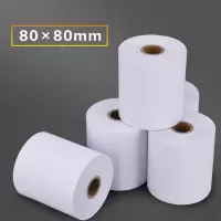 清风 收银纸 热敏纸 超排队叫号机打印纸 80×80mm 60米/卷 50卷/箱 白色外箱