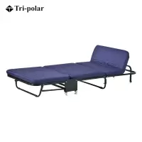 三极户外(Tripolar) TP1013 折叠床便携午休家用三折海绵办公室简易午睡折叠床蓝色90cm