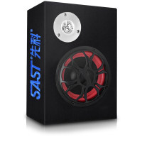 先科低音炮音响车载 蓝牙汽车音箱摩托车12V/24V/220V有源高低音喇叭功放 标配 8英寸低音喇叭