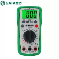 世达数显表背光防烧万用表数字家用型电表带表笔钳形万用表 DY03005(家用万用表)
