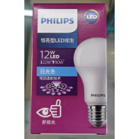 E27螺口灯泡 飞利浦12W 日光色