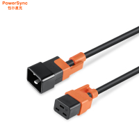 包尔星克C19转C20服务器PDU/UPS不断电专用16A电源延长线1.8米