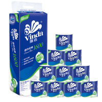 维达(Vinda)V4069卷纸 蓝色经典4层140g卫生纸巾*10卷