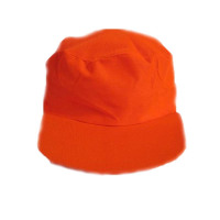 丛林狐 环卫帽 园林帽 反光帽 小红帽 安全帽 工作帽 双层环卫帽 桔红色