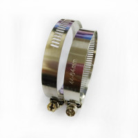 新洋气动(XIN YANG) Φ40-63平口管卡/银色10个装(单位:包)