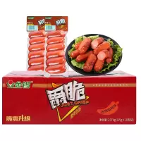 金锣 爵脆火腿肠 迷情蜜辣味 115g/袋 18袋装