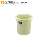 三千尺(SANQIANCHI) 压边小号垃圾桶 SQC-6012 21.5×27cm 颜色随机