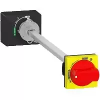施耐德 Schneider Electric NSXm塑壳断路器附件NSXM-延伸旋转手柄 红色手柄黄色面盖 IP65