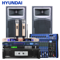 现代 HYUNDAI HD-1500套装 15寸大功率专业舞台音响 婚庆户外会议演出家庭音响套装KTV工程音响