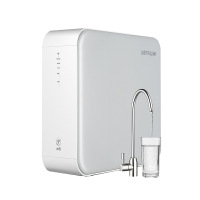 沁园(QINYUAN)小白鲸S400净水器 家用厨房直饮RO反渗透400G无桶大通量纯水机KRL3913