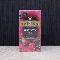 英国进口twinings川宁综合野莓果香红茶50g/25片果味红茶袋泡茶包