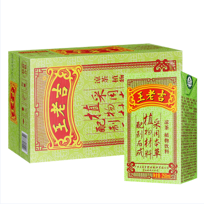 王老吉凉茶绿盒装250ml*24盒