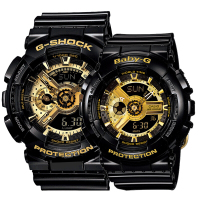 卡西欧(CASIO)手表 G-SHOCK系列多功能运动防水防震男士电子表GA-110GB-1A/BA-110-1A