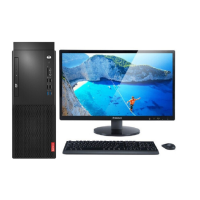 联想(Lenovo) 启天M428 主机+23英寸商用显示器 黑色