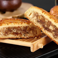 稻香村月饼礼盒RS 五仁蛋黄莲蓉玫瑰豆沙多口味苏式月饼组合 荣典580g 中秋节日月饼礼盒