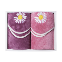爱竹人 雏菊毛巾(抽屉盒一)