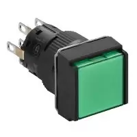 施耐德 Schneider Electric 16mm方形带灯按钮XB6XB6-ECF3B2F(5个/盒)