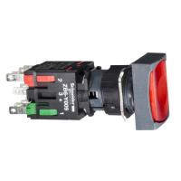施耐德 Schneider Electric XB6-DF4B5B 16mm方形带灯按钮XB6XB6-DF4B5B