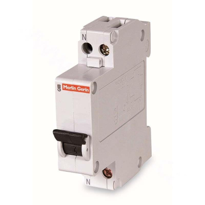 施耐德 Schneider Electric 带中性线分断小型断路器,DPNH C 2A 10KA(包装数量 1个)