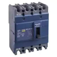 施耐德 Schneider Electric EZD塑壳断路器EZD100E-80A 固定式/板前接线 4P(新)