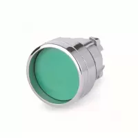 施耐德 Schneider Electric ZB4BA36 弹簧复位按钮头(无标志),凹头,绿色(包装数量 1个)