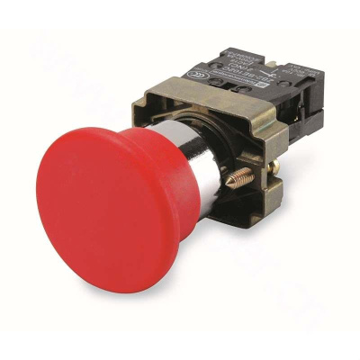 施耐德 Schneider Electric 红色蘑菇头按钮ZB2BZ102C+ZB2BC4C(包装数量 1个)