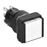 施耐德 Schneider Electric 16mm方形带灯按钮XB6XB6-ECF1B1F(5个/盒)