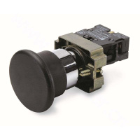 施耐德 Schneider Electric 黑色蘑菇头按钮,ZB2BZ101C+ZB2BC2C(包装数量 1个)