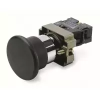 施耐德 Schneider Electric 黑色蘑菇头按钮,ZB2BZ101C+ZB2BC2C(包装数量 1个)