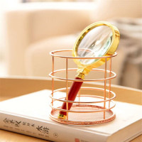 得力9096放大镜金色/个