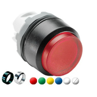 ABB MP4-11Y(10054997) 模块型带灯按钮 (操作头部) 凸钮自锁型 塑料前圈 黄(包装数量 1个)