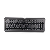 双飞燕(A4TECH)K-10 键盘 有线键盘 办公键盘 USB防水键盘 104键 黑色