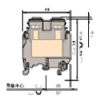 ABB M35/16(10105088) 接线端子M35/16(10105088)(包装数量 1个)