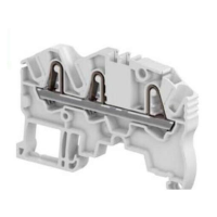 ABB ZK系列直插式弹簧接线端子ZK4-PE-3P(10139548)(10个/包)(包装数量 10个)